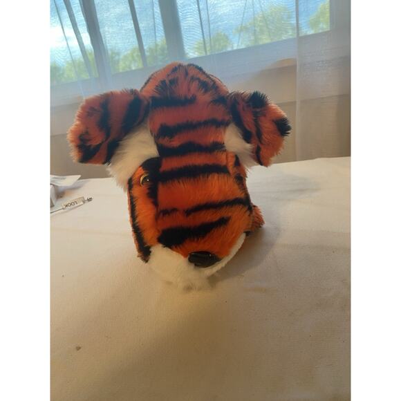 Daphne Tiger Plush Hand Puppet 12" Orange Striped Kids Show Homeschool Theater - Picture 2 of 13
